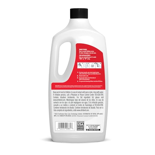 Image of Dirt Devil Pet Portable Spot Cleaner Solution, 32 oz., Fresh Blossom Scent, Upholstery and Carpet Shampoo Solution, Eliminates Pet Messes and Odors, Pair with Dirt Devil Portable Spot Cleaners