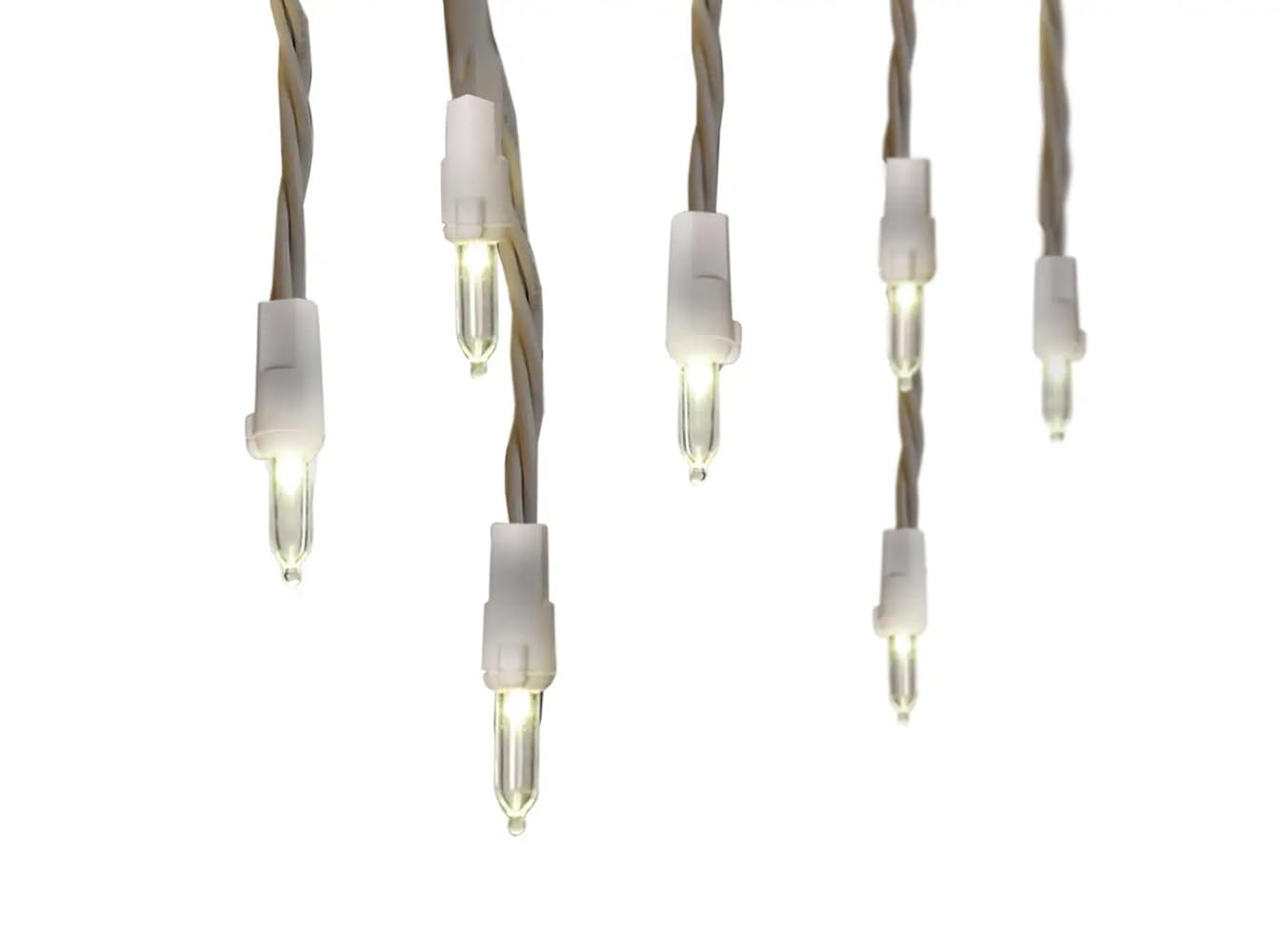 Nicolas Holiday GE StayBright 150 LED Icicle-Style Lights - Warm