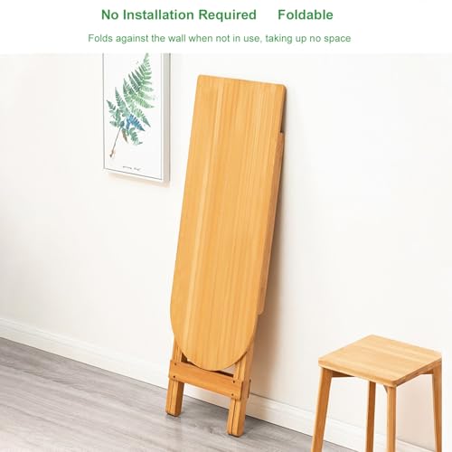 Table d'appoint de salon pliante gain de place jaune