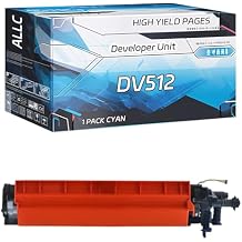 ALLC DV512 Developer Unit Compatible with Konica Minolta Bizhub C224 C224e C284 C284e C364 C364e C454 C454e C554 C554e Printers, High Yield 600000 Pages, Experience Superior Printing Cyan