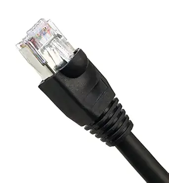 Ultra Spec Cables 200ft Cat6a Outdoor Waterproof Ethernet Cable Direct Burial (750MHz, 10Gb) Shielded (Pure Copper)
