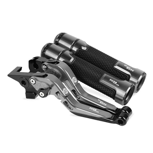 QZQXEMEDQ Moto Bremskupplung Hebel FÜR B&MW G650GS 2008 2009 2010 2011 2012-2016 Motorrad Bremsen Spurstange Bremse Kupplung Hebel Lenker Handgriffe Enden(4)
