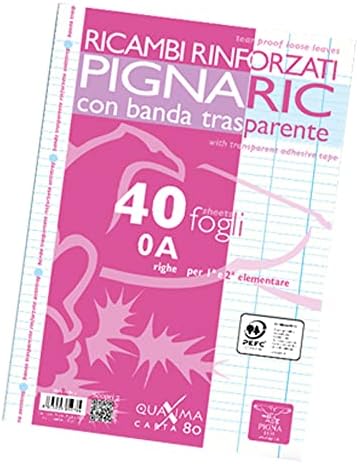 Fogli BANDUP A4 Con Banda Rinforzata - Rigatura 1R, 90g/mq, Confezione Da 40 - Foto 9