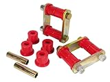 Prothane 1-1013 Red Rear Spring Eye and HD Shackle Bushing Kit