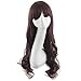Produktbild MapofBeauty 70cm/28 Zoll Ladieshair schöne lang wellige Harajuku Stil Lolita Cosplay Perücke (Braun/Dunkelbraun)