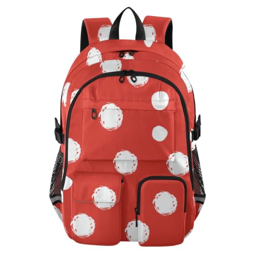 Mochilas grandes para laptop de 17.5 pulgadas y diseño ligero de lunares