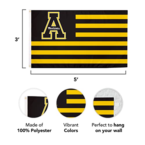 Desert Cactus Appalachian State University Flag Mountaineers App State Flags Banners 100% Polyester Indoor Outdoor 3X5 Flag (Nation) #TOP1
