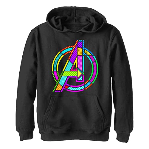 Sweat-shirt à capuche homme Marvel chaud avec grande poche kangourou