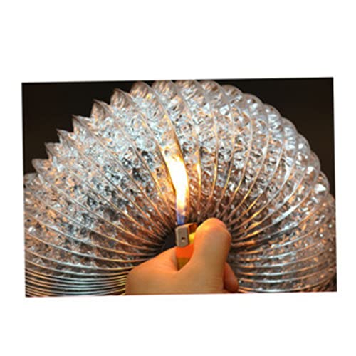 LABRIMP High-Temperature Resistant Double-Layer Thickened Aluminum Foil Dryer Duct Hose, 100mm Diameter, 1.5m Ventilation Exhaust Hose for HVAC and Dryer Vent