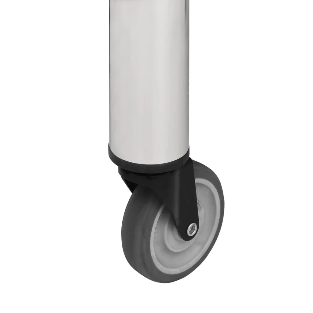 Genérico Mesa de Trabajo para Cocina con Ruedas Acero INOX 100x30x85 cm,Economía e Industria,Restauración-51637
