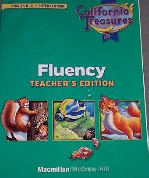 Paperback California Treasures Fluency Intervention (Grades K-3 Teacher's Edition) Book