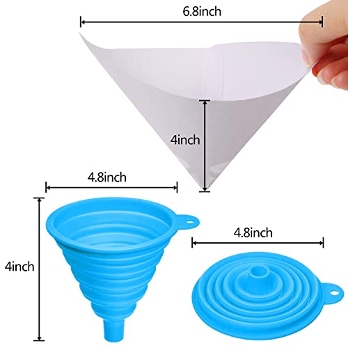 image for JANYUN 75 Pcs Paint Filter, Resin Filter Disposable Paint Strainers fo