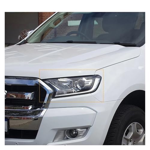 Embellecedor de faro para Ford Ranger 2015 cubierta de ABS 6