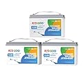 Redodo 12V 100Ah LiFePO4 Battery, Low Temperature Protection, Trolling Motor Battery Group 31 Lithium Battery Built in Upgraded 100A BMS, Ideal for Marine, Boat, RV, Solar and Off Grid 3 Pack