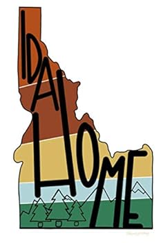 Paperback Idaho Notebook-6x9 100 Pages College Ruled Journal Book