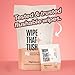 Wipe That Tush On-The-Go Flushable Wipes - 1 Pack of 30 Individually Wrapped Wipes - Fragrance Free - Extra Large & Soft - Hypoallergenic With Aloe & Vitamin E - Septic-Safe