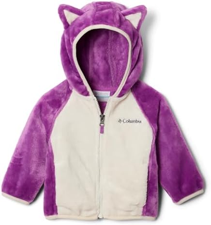 Columbia Moletom juvenil Foxy Baby Sherpa com zíper, razzle/giz, 0