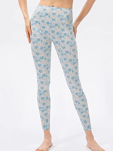 VOOCHIE Leggings esportivas femininas estampadas roupas esportivas justas para ioga e treino de corr