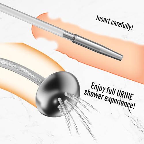 Image of Male Sex Toys Riftbreaker Urine Shower Dilator Catheters Urethral Sounds Adult Sex Toys for Penis Urethral Stimulation OH-OT-292