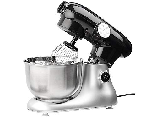 Rosenstein & Söhne Teigmaschine: Küchenmaschine KM-6618, inkl. umfangreiches Zubehör (Fleischwolf) – Bild 3