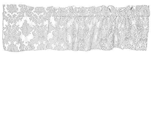 Zen Creative Designs Damask Print Window Valance Small Curtain Window