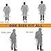 TNTOR Disposable Rain Poncho One Time Emergency Raincoat Protective Suit for Outdoors, Hiking, Camping,Family Packs Raincard