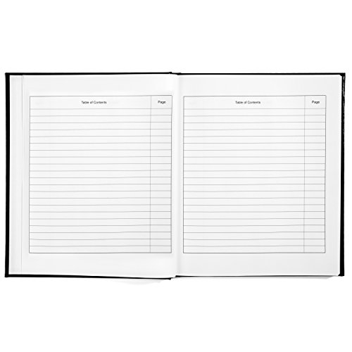 Scientific Notebook Company, Laboratory Notebook, 96 Pages 3001HC Black Hard Cover - Thumbnail 4