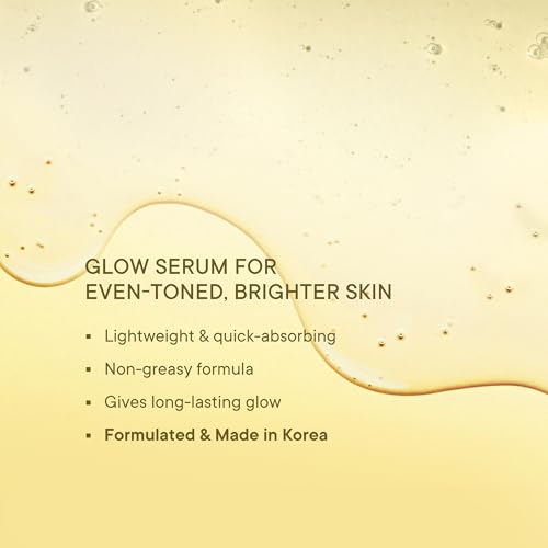 Image of QUENCH BOTANICS Vitamin C Glow Boost Face Serum With 5% Ethyl Ascorbic Acid | Brightening Serum For Dark Spots & Uneven Skin Tone | Highly Stable & Non Irritating | Made In Korea (30Ml)