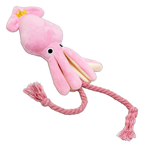 Brinquedo de pelúcia Balacoo para animais de estimação, polvo, brinquedo de pelúcia com nó, brinqued