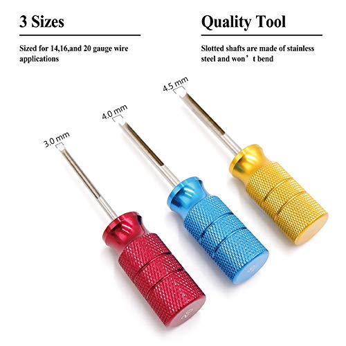 Parts Ptt 3 Pcs 14/16/20 Awg Deutsch Terminal Dt&Dtm& Dtp Release Tool Terminal Removal Key Tool Car Wiring Connector Harness Socket Plug Pin Release Kit Vehicles Cars Mechanics #TOP3
