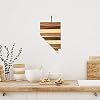 Totally Bamboo Rock & Branch Shiplap Series Nevada State Shaped Wood Cutting Board and Charcuterie Serving Platter, Includes Hang Tie for Wall Display #2
