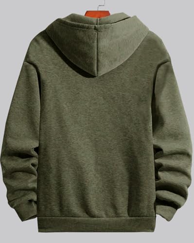 Image of Noble Monk Men's Baggy Fit Sweatshirt | Drop Shoulder Oversized Sweatshirt | Long Sleeve Zip with Collared Sweatshirts for Men's