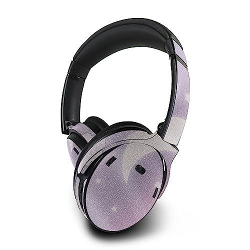 Image of MightySkins Glossy Glitter Skin Compatible With Bose QuietComfort 45 Headphones - Baby Moon | Protective, Durable High-Gloss Glitter Finish | Easy to Apply, Remove, and Change Styles | Made in The USA