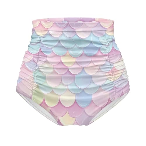 High-Waisted Swim Shorts for Women Elastic Waist Tummy Control Swim Trunks Suitable for Running,Yoga, Fitness 5