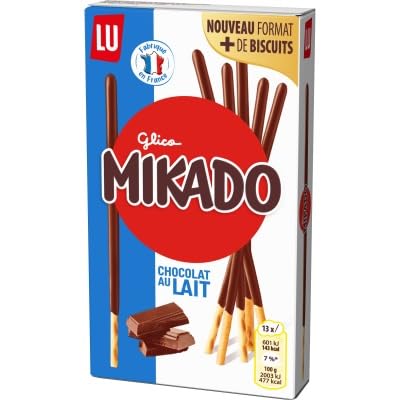 Biscuits Nappés Au Au Lait Mikado Lu La Boîte De - vue 2