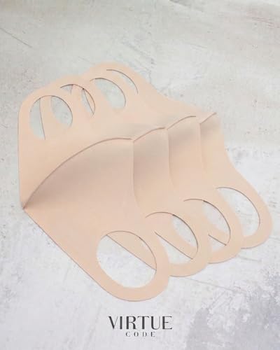Image of Virtue Code Second Skin Cloth Face Mask Pack. 4 Buttery Soft Masks Washable Fabric