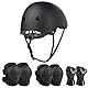 Jim’s Store Schonerset Kinder Helm 7 in 1, Skatehelm Protektoren Kinder Knieschoner inliner Schutzausrüstung Set Für Skateboard Roller Fahren Scooter