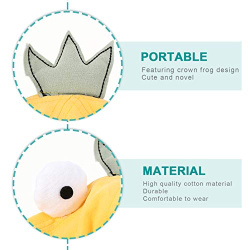 STOBOK Chapéu de Sapo Balde Coroa Chapéu de Sapo Bebê Infantil Boné à Prova de Vento Chapéu de Aba L