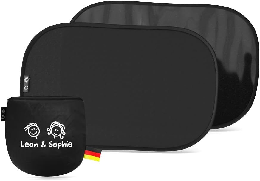 Opaltool zonwerende auto zijruit voor 2017-2025 VW T-Roc, 8-delige autoruitzonwering met UV-bescherming, privacy en effectieve warmtewering