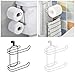 Double Layer Towel and Rack Hanging Tissue Roll Dispenser Bathroom Organization Tool Home Bathroom Decoration