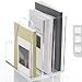 SANRUI Clear Vertical Magazine File Holder, Acrylic Desk Organizer and Storage Bins Holding for Magazines Binders, Notebooks, Envelopes A4 Folder Binder Holders Sorter, 3 Compartments