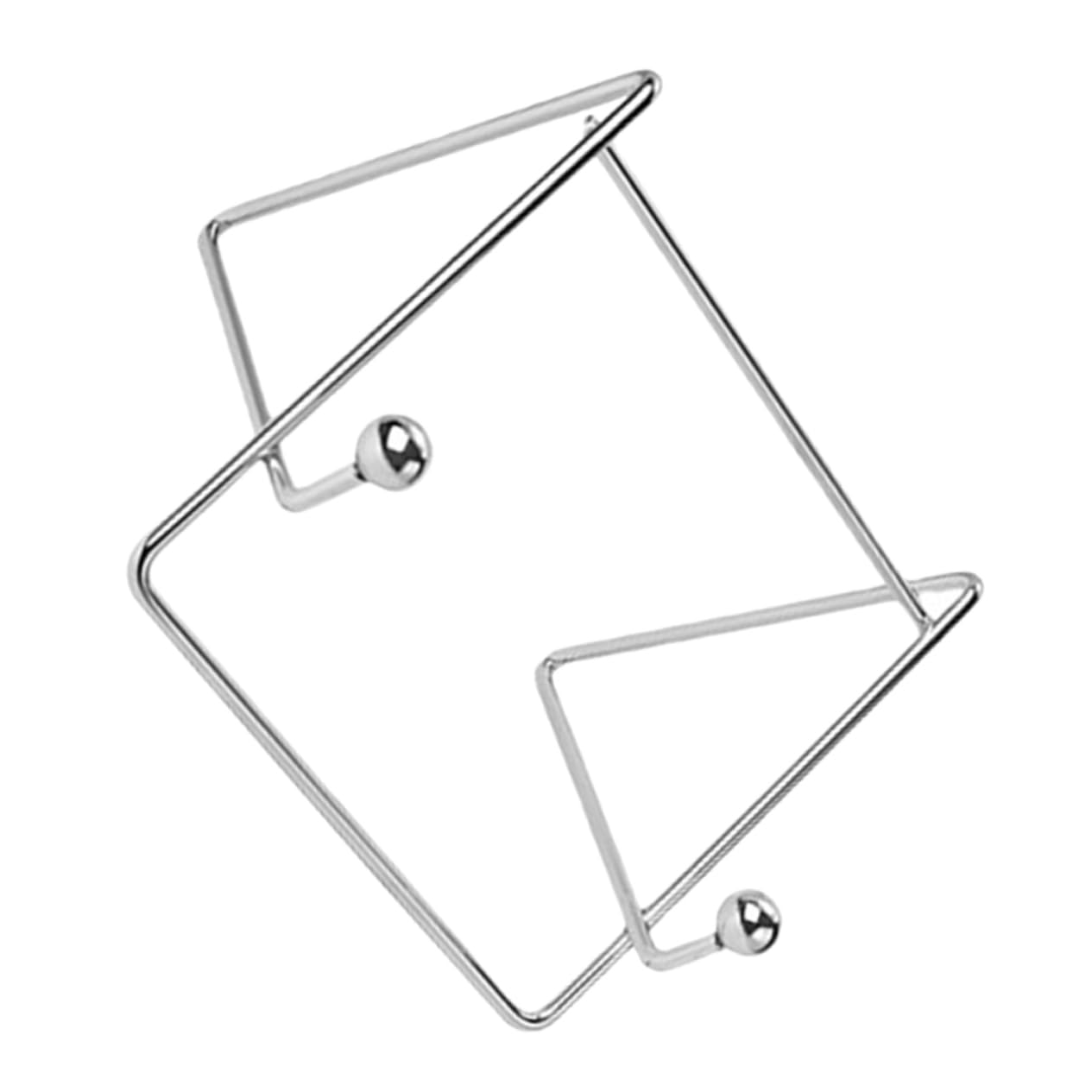 Cabilock 3 Pezzi Ferro Ricetta Stand Lettura Libro Stand Filo Piatto Supporto Supporto Del Telefono Per Tablet Per Laptop Per Piastra Scrivania Del