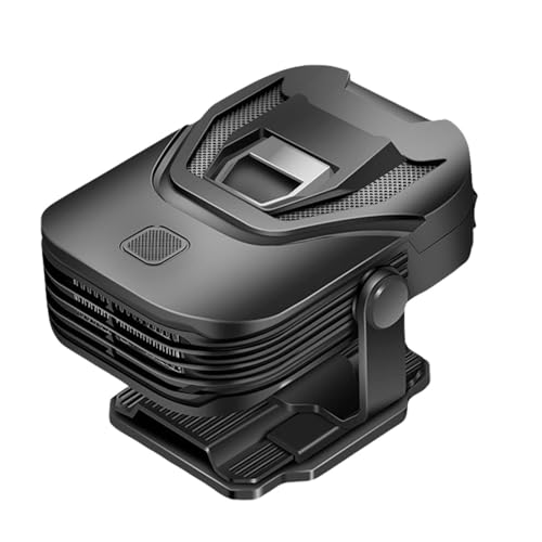 Riscaldatore portatile per auto – Disappannatore per finestre 12 V con due modalità, calore rapido e sicuro, ventilatore montato per riscaldamento istantaneo in inverno, ideale per auto e ,