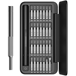 HOTO 28 in 1 Precision Screwdriver Set, Manual Small Screwdriver Magnetic Bits & Box, Mini Screwdriver Repair Kit for Eyeglasses, Electronics, Watches, Phones, Laptops, Cameras Repair Kit