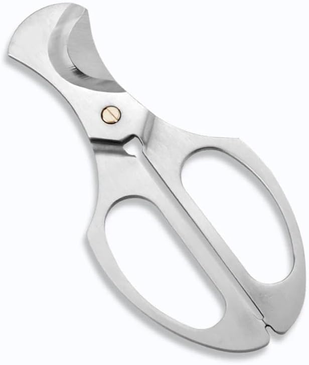 Cigar Cutter Stainless Steel Cigarette Slicer with Case Portable Metal Scissors Smoking Accessories Tool