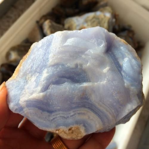 Kryształowa dekoracja medytacyjna, naturalny niebieski chalcedon, agat, kamień, minerały, obróbka biżuterii, dekoracja mieszkania, kryształy mineralne, kamienie lecznicze Wicca, dekoracja mieszkania