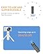 for Sony Camera Wireless Remote Control - Aodelan Rechargeable Shutter Release with OLED Screen for ZV-E10, FX3, a6100, a6400, a6600, a7 III, a7R III, DSC-RX100 VII, ZV-1; Replace Sony RMT-P1BT(Black)