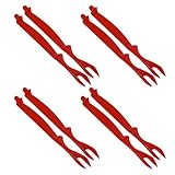 Pince à pinces de crabe professionnelle pour une précision optimale : cette pince permet de séparer avec précision la chair des crabes et des crevettes, minimisant ainsi le gaspillage alimentaire et maximisant le plaisir gustatif