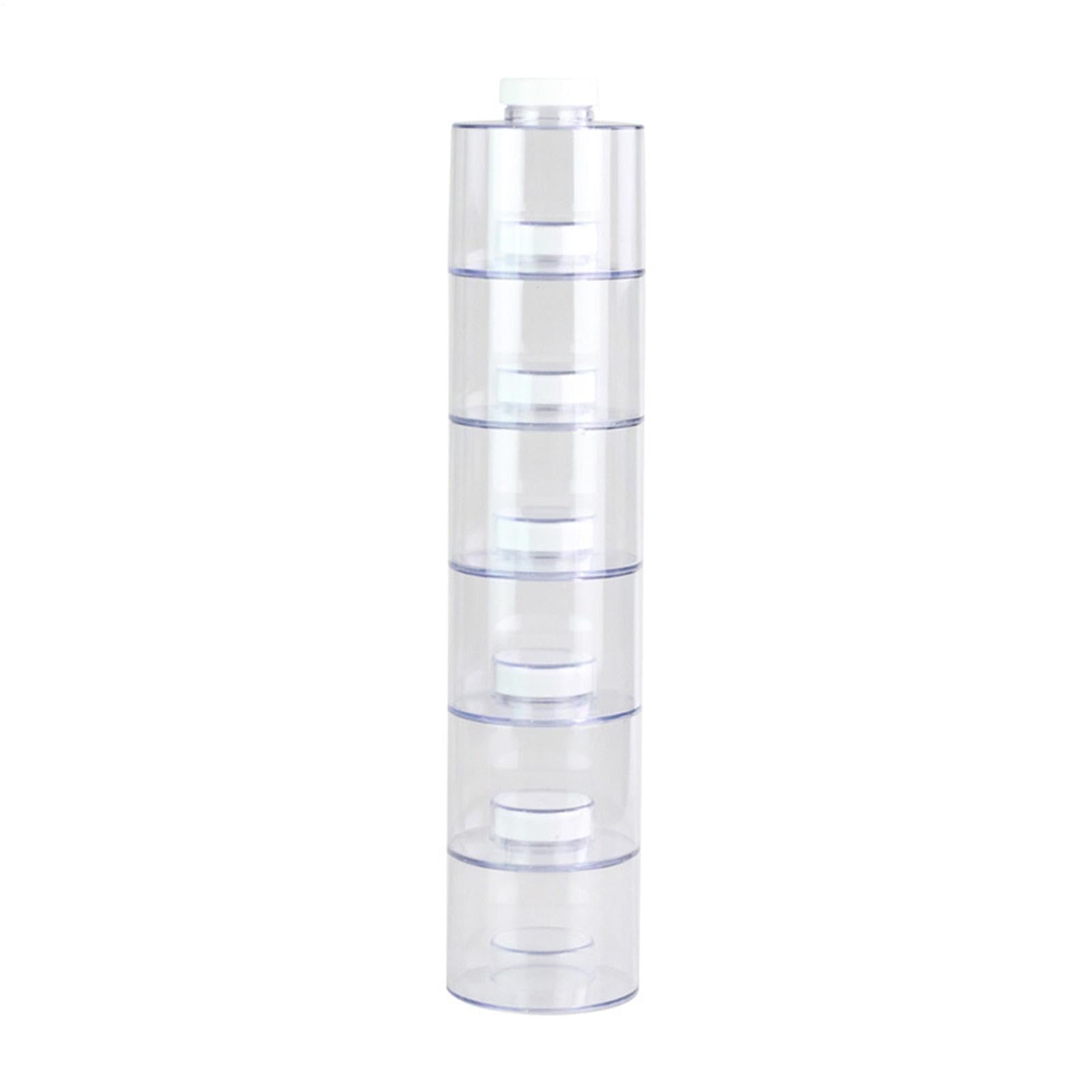 Recipientes de especias, paquete de 6 tarros apilables y portátiles para condimentos para encimeras de cocina, armarios, despensas, cocina en interiores y exteriores, uso en barbacoas