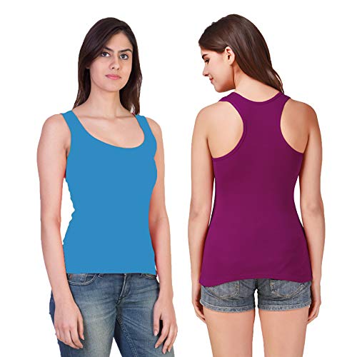 Image of Camisole Tank Top Vest Racerback Sando Camis for Women, Girls (Pack of 2)